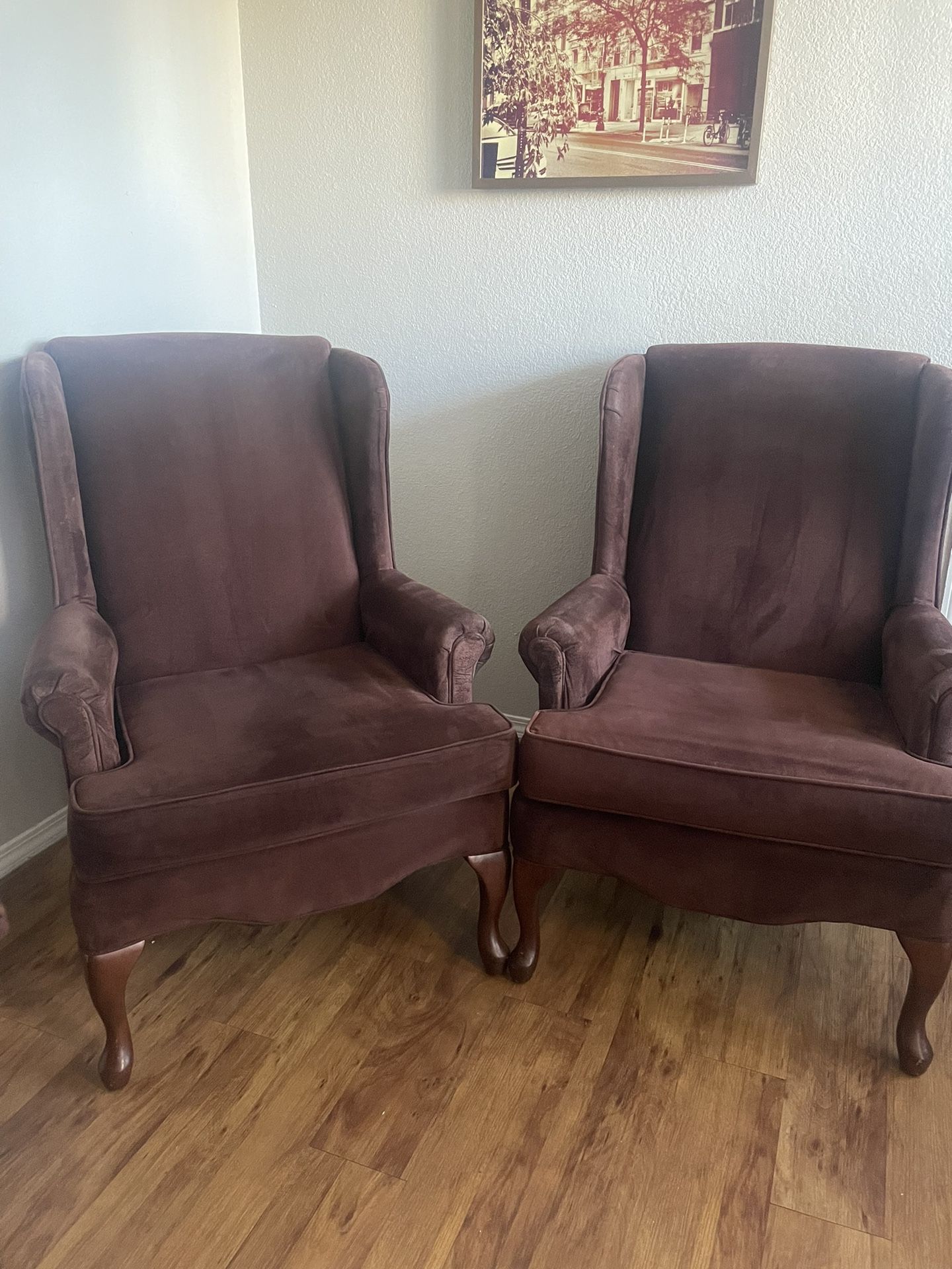 Beautiful Set Of Wingback Chairs