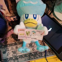 Pokemon Scarlet And Violey Quaxly Plushie