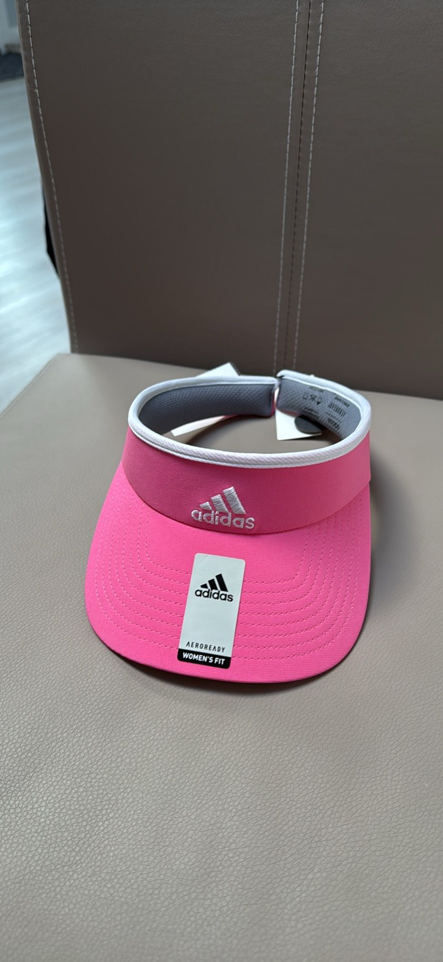Hot Pink Adidas Visor Hat: BRAND NEW
