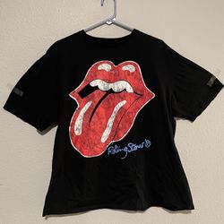 Blk XXL Vintage Inspired Rolling Stones 89 Tour Tongue Band Merch Concert TShirt