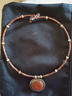 17" Artisan Jasper Choker Necklace