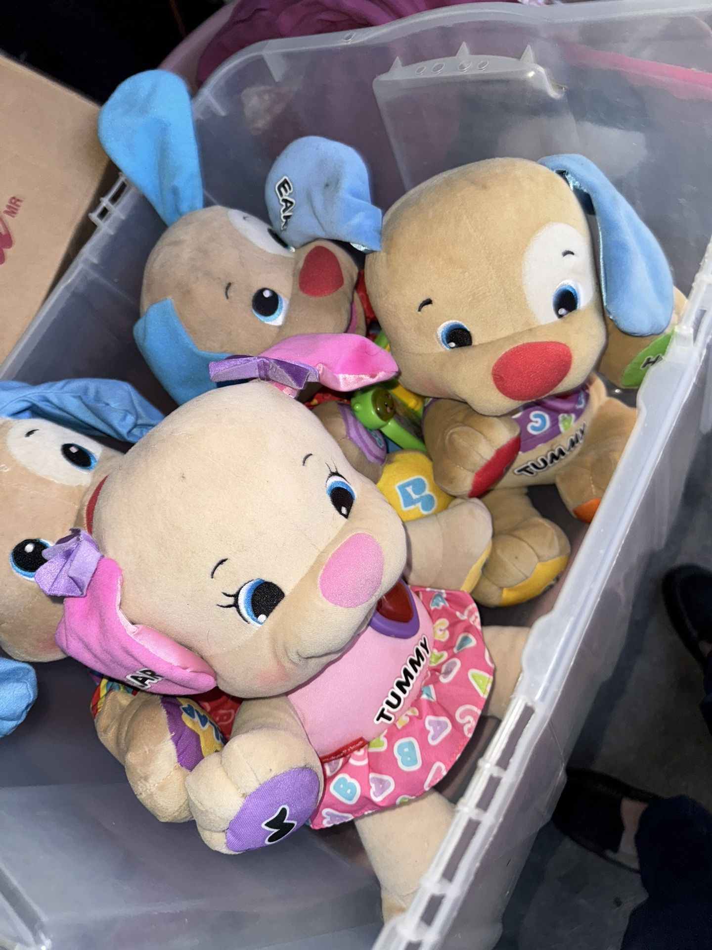 4 isher Price Laugh, Sing, Dance, Wiggle & Play Dog Puppy Plush  $30 For All 4 Or $10 Each