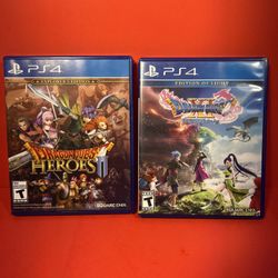 Dragon Quest Heroes 2 &XI Echoes of an Elusive Age (Playstation 4) PS4 Bundle