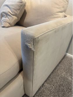 Beige sectional sofa