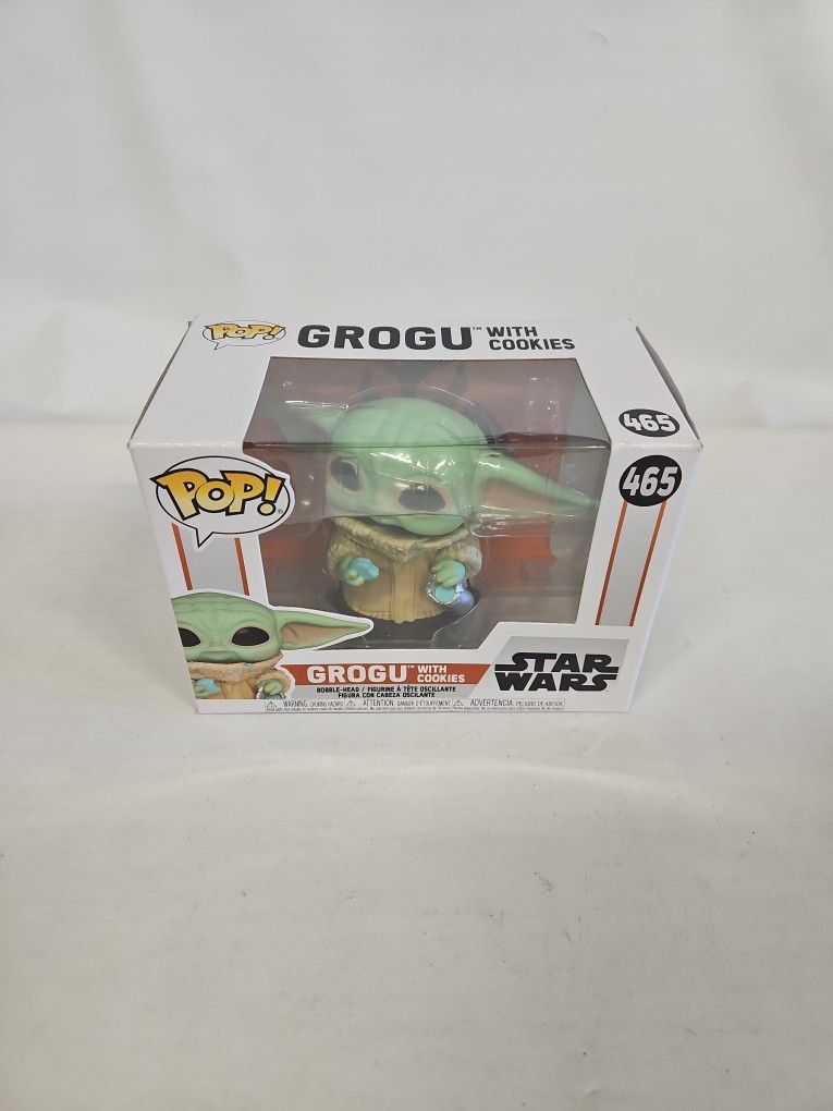 Funko Pop 465 Star Wars Grogu with Cookies Bobble Head Figure 816176-13