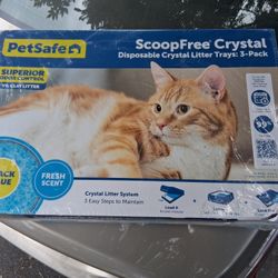 NEW PetSafe ScoopFree 3 Pack Blue Crystal Litter Tray Refills 
