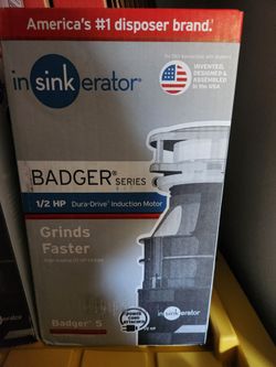 InSinkErator Badger 5 Garbage Disposal 1/2 HP