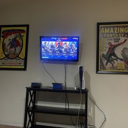 Black Console 3 Shelves 