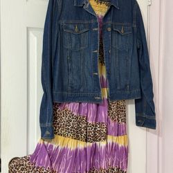 Denim Jackets & Vibrant Summer Dresses 