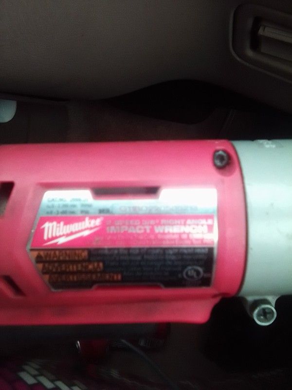 Milwaukee 2-speed 3/8" Right Angle Impact Wrench.. TOOL ONLY