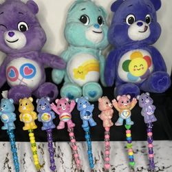 Care Bear Jars And Card Grabbers