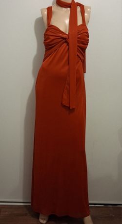 Y2K Red Slinky Formal Gown Size L