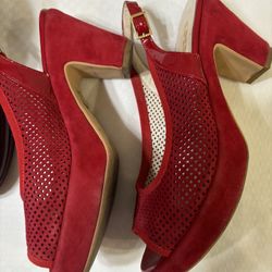 Italian Heels- Red