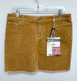 Blue Spice Corduroy Collection Skirt Women's Size 9 Dijon *NEW w/ Tags