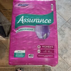 Assurance Underwear 40 Count Packages