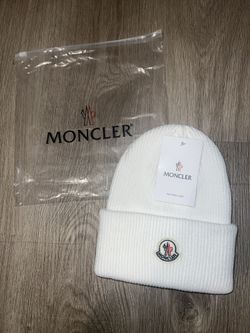 White Monclear Beanie