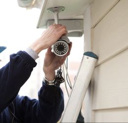 Surveillance camera installation