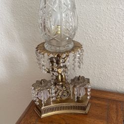 Antique Crystal Lamp 
