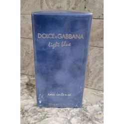Dolce & Gabbana Women's Light Blue Eau Intense, 1.6 oz Eau de Parfum Spray Perfume, New Sealed