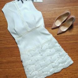 White BCBG Maile Dress
