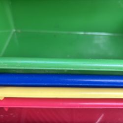 11 Large And Small Totes Trays Plastic Sturdy Strong