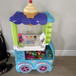 Play-doh ice cream truck toy playset