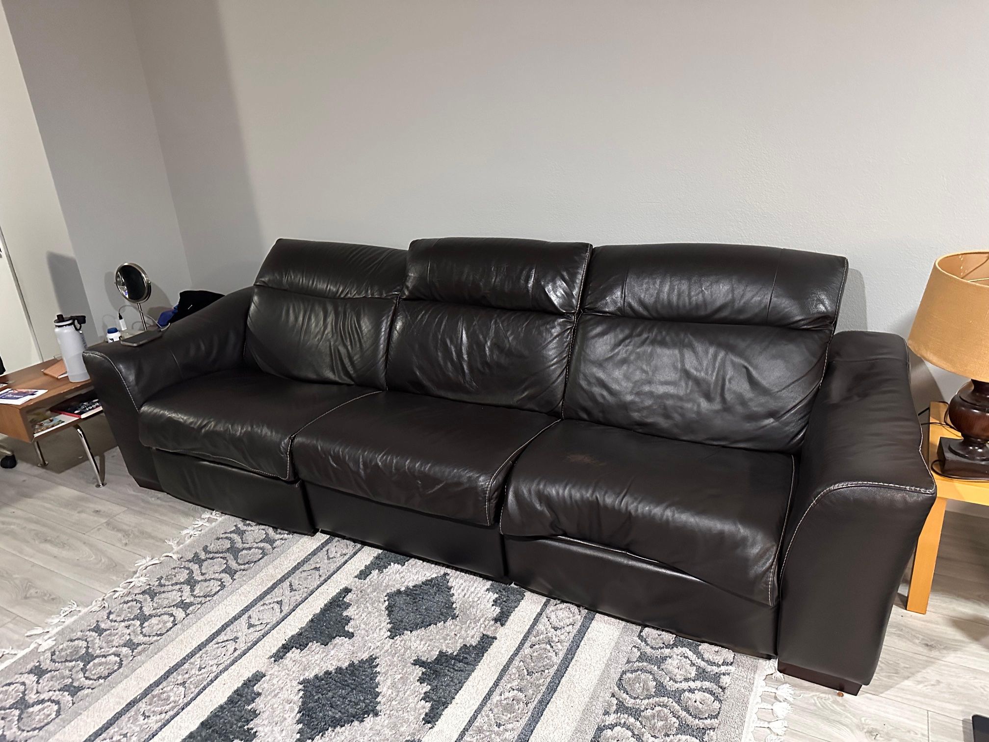 Free Electric Leather Couch 