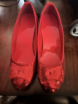 Red Costume Shoes Size 9