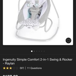 Ingenuity Baby Swing & Rocker