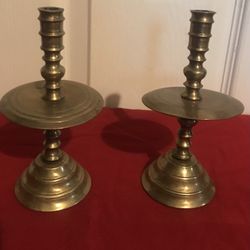 VINTAGE BRASS CANDLE STICKS
