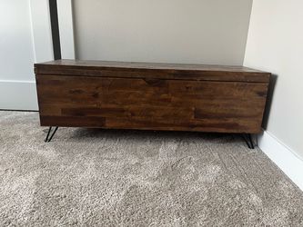 Wood Storage bench