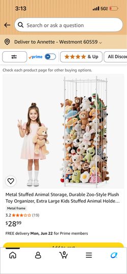 Cute stuffed animal organizer keep everything clean and neat