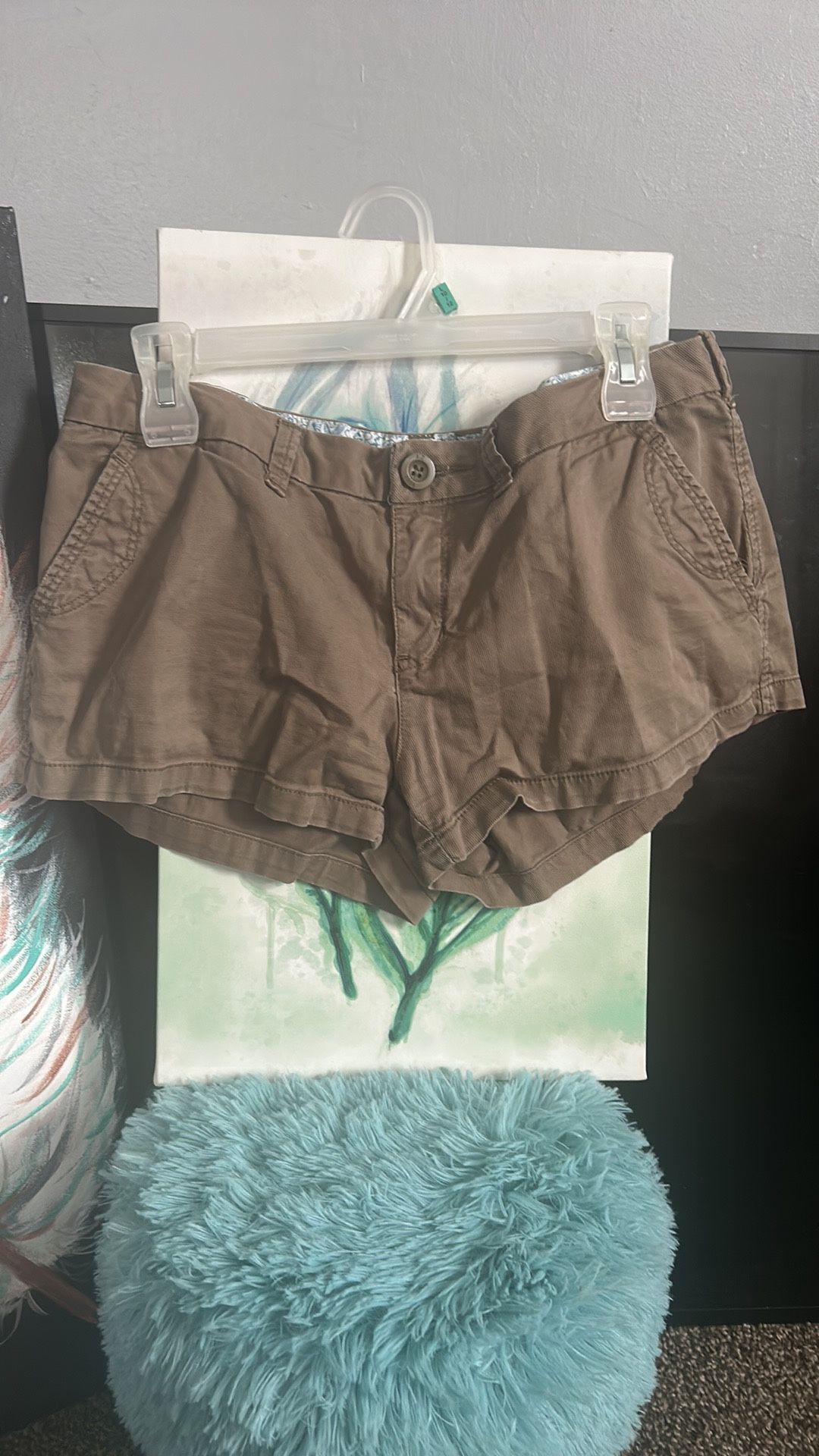 Dark brown juniors shorts size 9