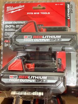 Milwaukee M18 RedLithium High Output CP3.0 Battery 2-Pack