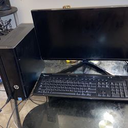 TRADING HP SLIMLINE 270 W PLAYSTATION 4 & Monitor For Gaming Desktop