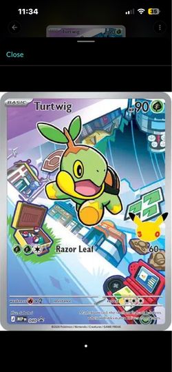 Pokemon card “Turtwig”