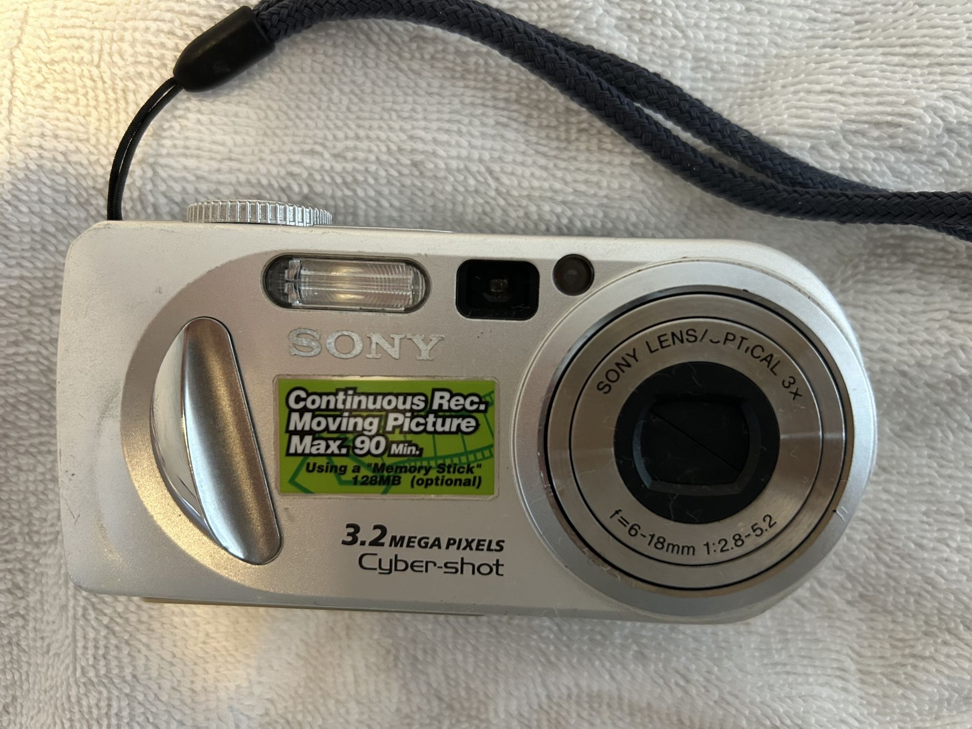 Sony DSCP8 Cyber-shot 3.2MP Digital Camera w/ 3x Optical Zoom