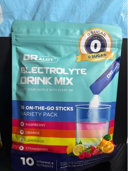 Juicy splash sugar free electrolytes powder.
