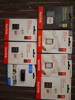 SanDisk & PNY Memory Card + Flash Drive Bundle (452GB Total)