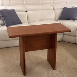 Teak Wood Expandable Side Table/Drop-Leaf Table