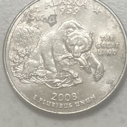 Error Mint D Alaska US State Quarter