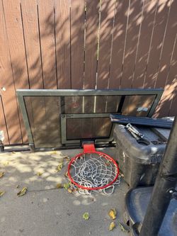 Basketball Backboard with Rim and Net