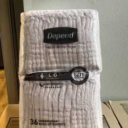 Womens Depends Large