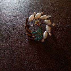 Vintage Peacock Brooch