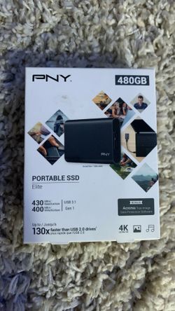 PNY Elite Portable SSD 480GB