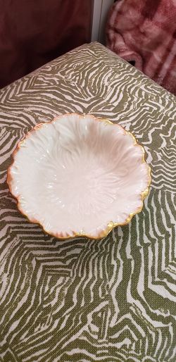 Vintage bowl hand decorated