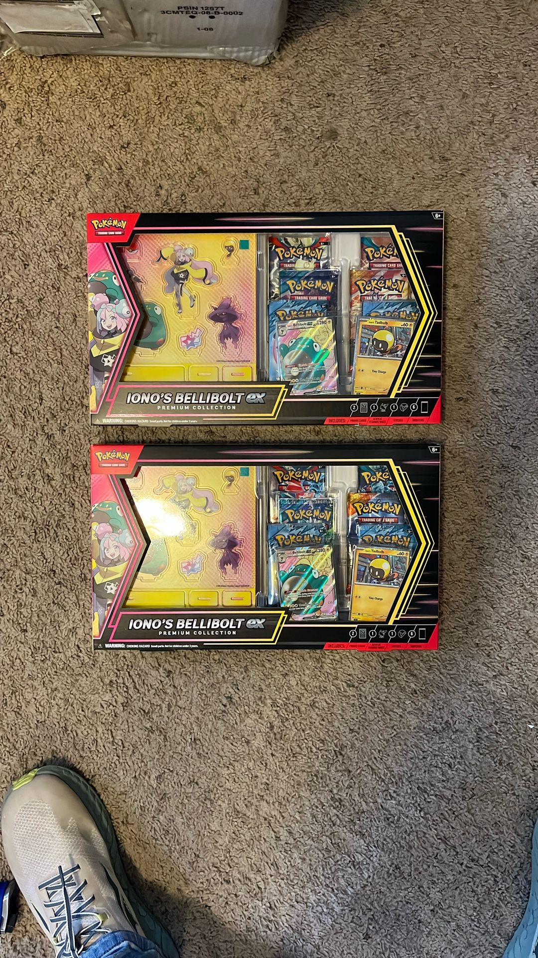 2 POKEMON IONO’S BELLIBOLT EX BOX