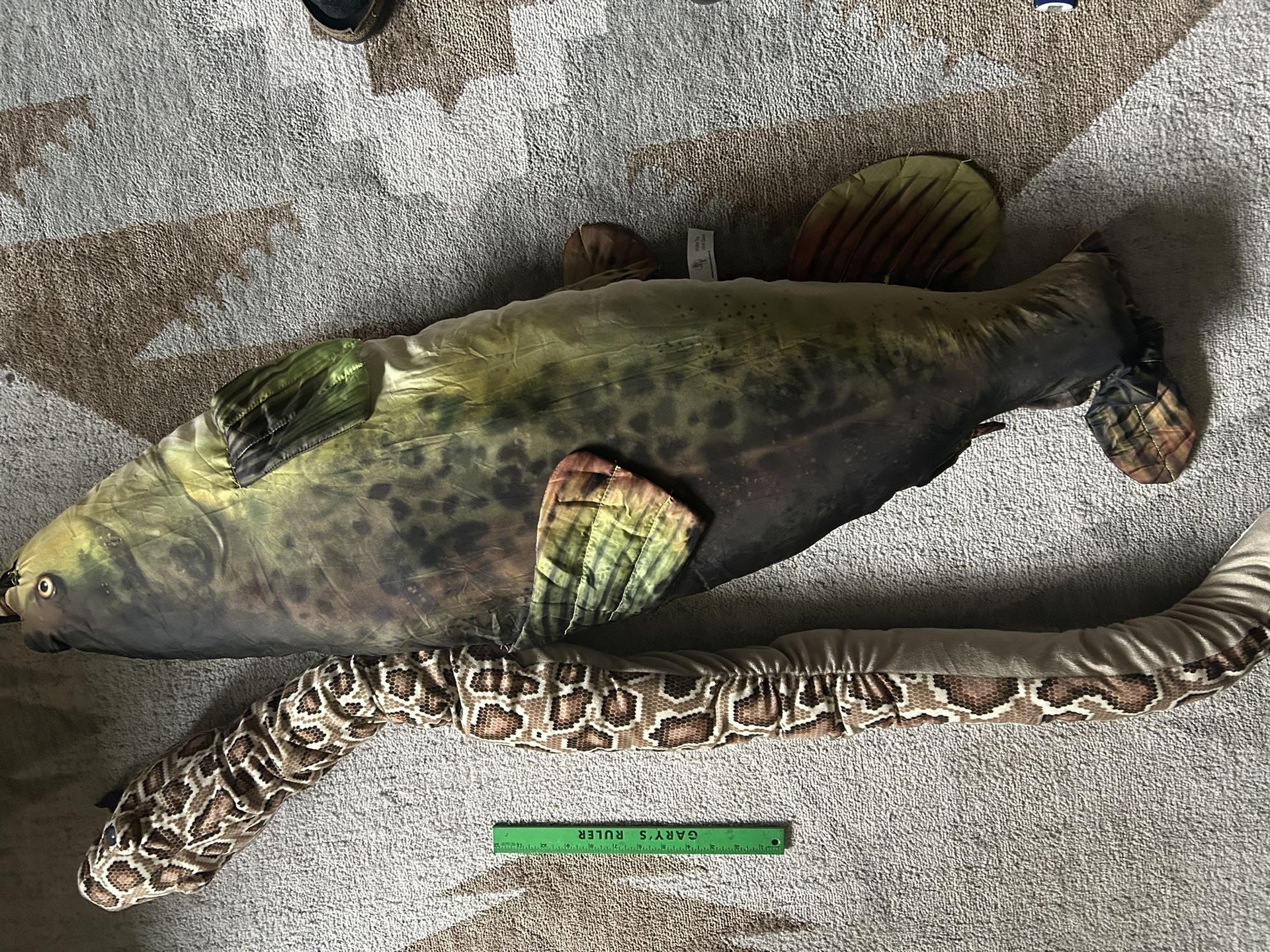 Plush Fish Big Snake