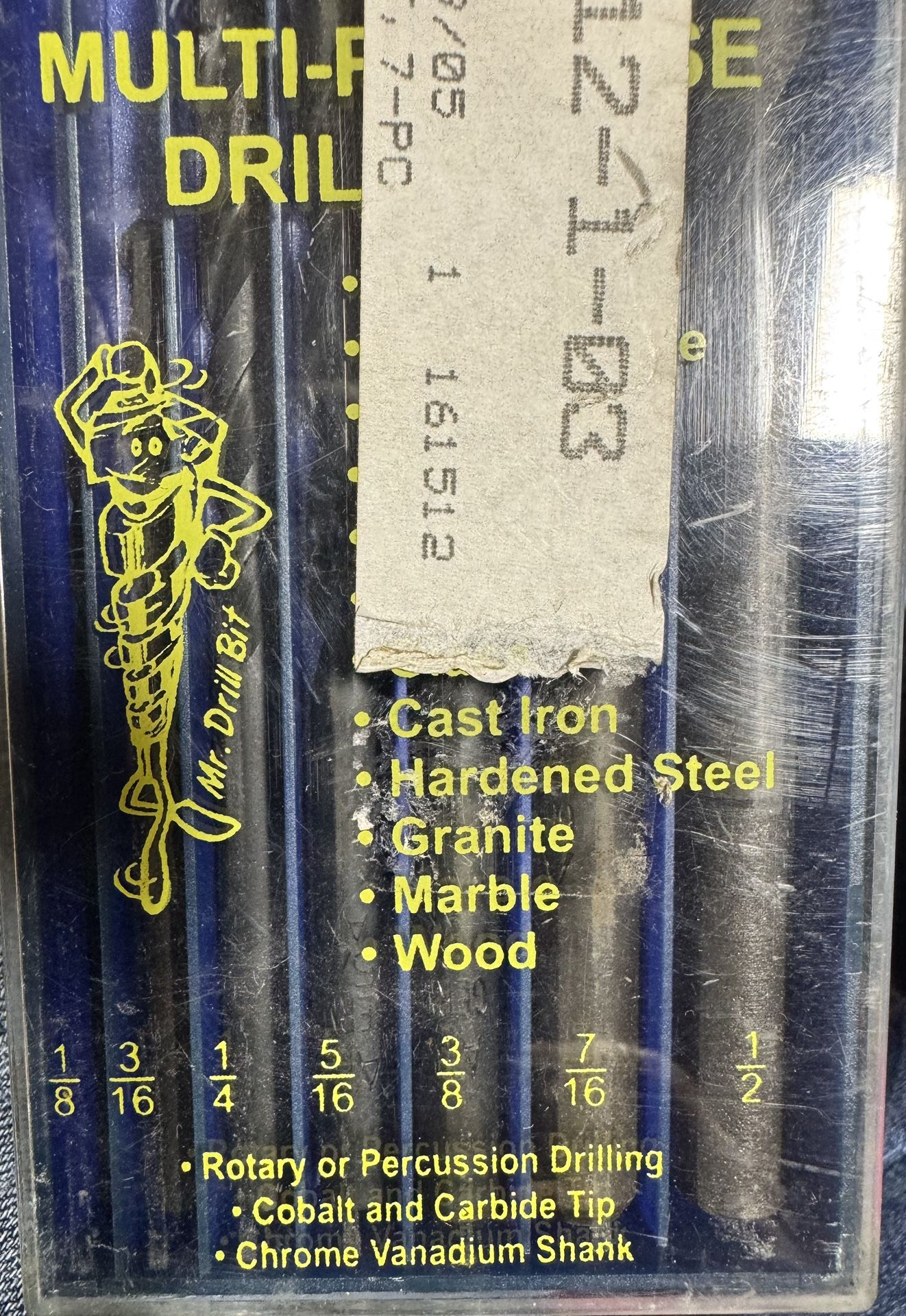 USA 7 Piece Multi-Purpose Drill Bits