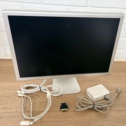 Apple Cinema Display 23” Aluminum A1082 Widescreen LCD Monitor – Tested